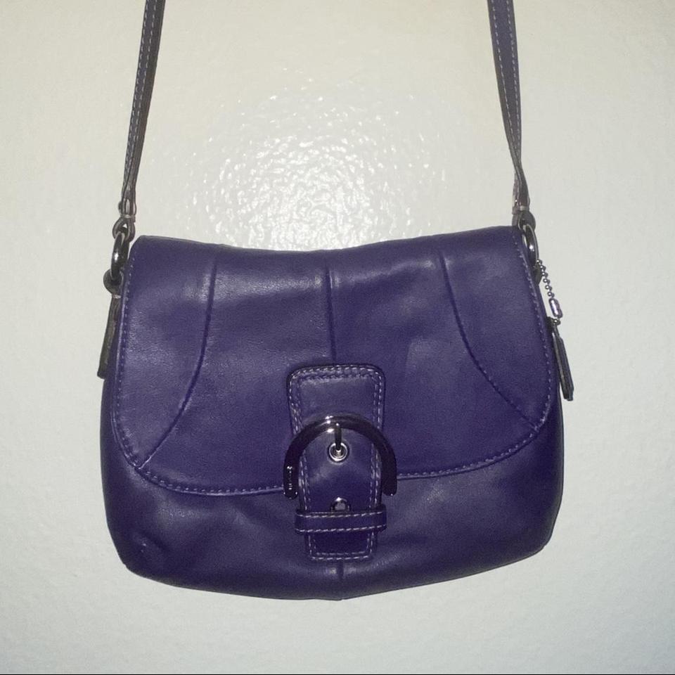 Purple coach hot sale crossbody purse