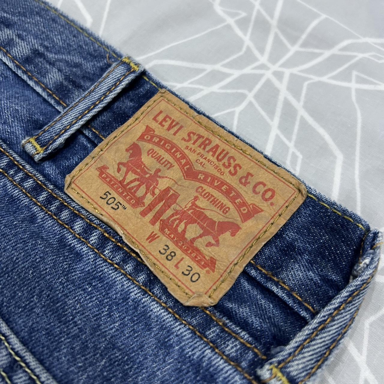 Levi’s 505 Jeans 🔵 Size: Waist 38, Length 30... - Depop