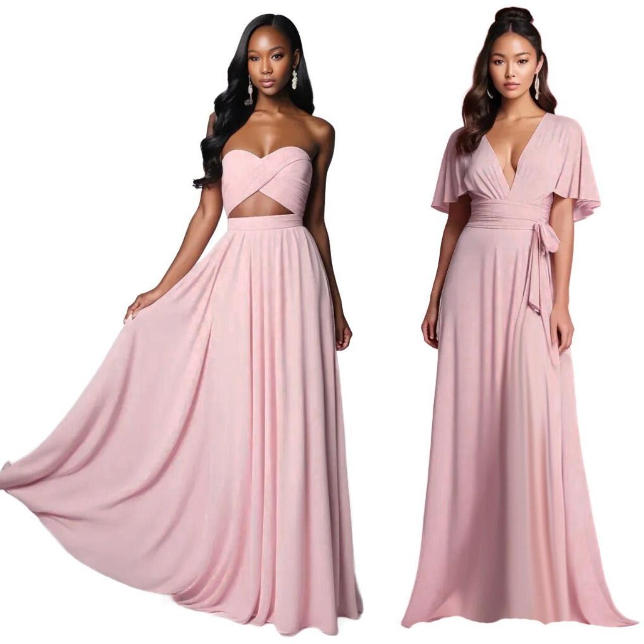 Dusty rose multiway dress best sale