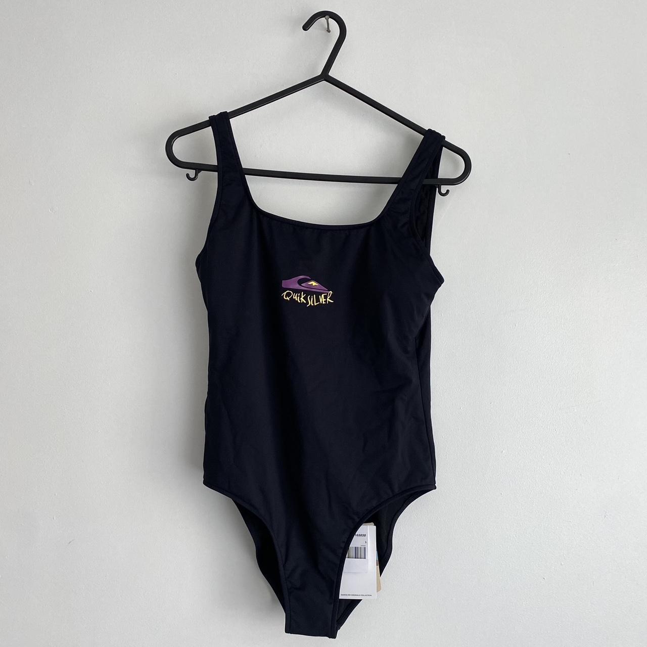Quicksilver one piece swimsuit Scoop back... Depop