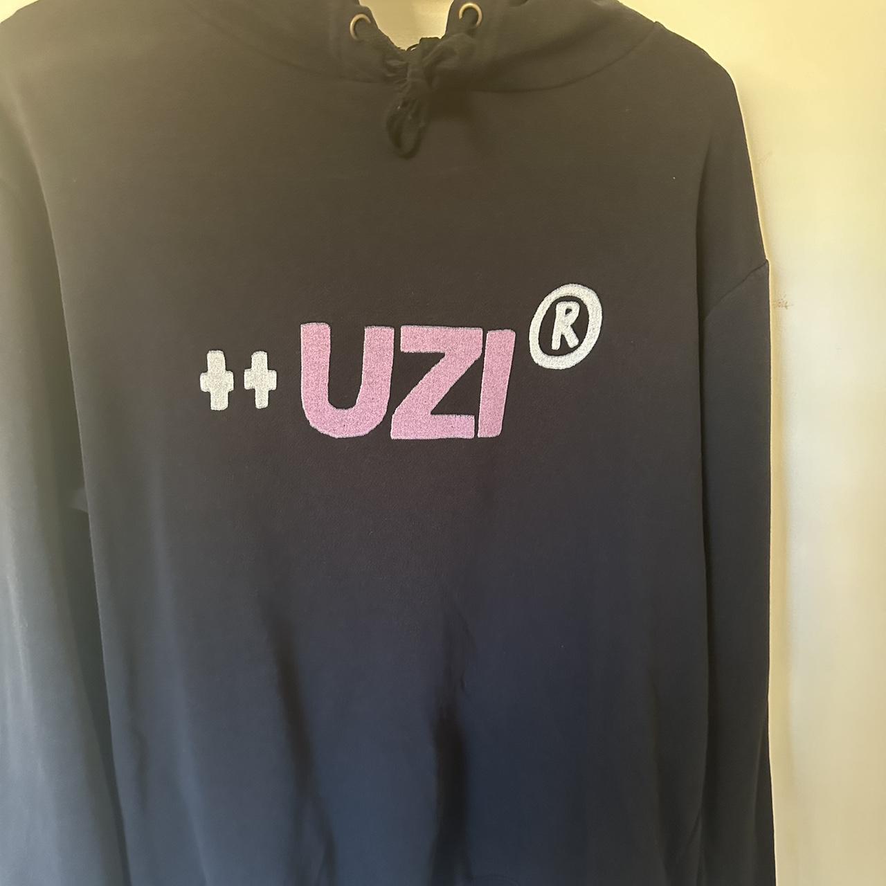 Lil Uzi Hoodie Size Medium Strings show some wear... Depop