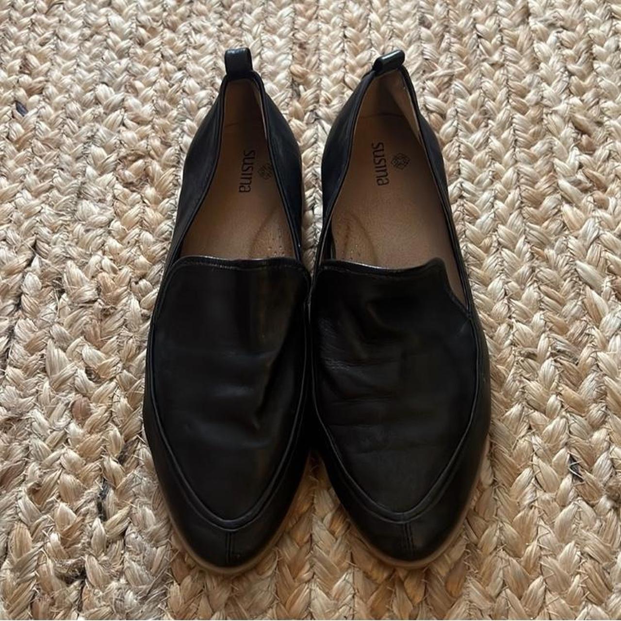 Nordstrom Women's Black Loafers | Depop