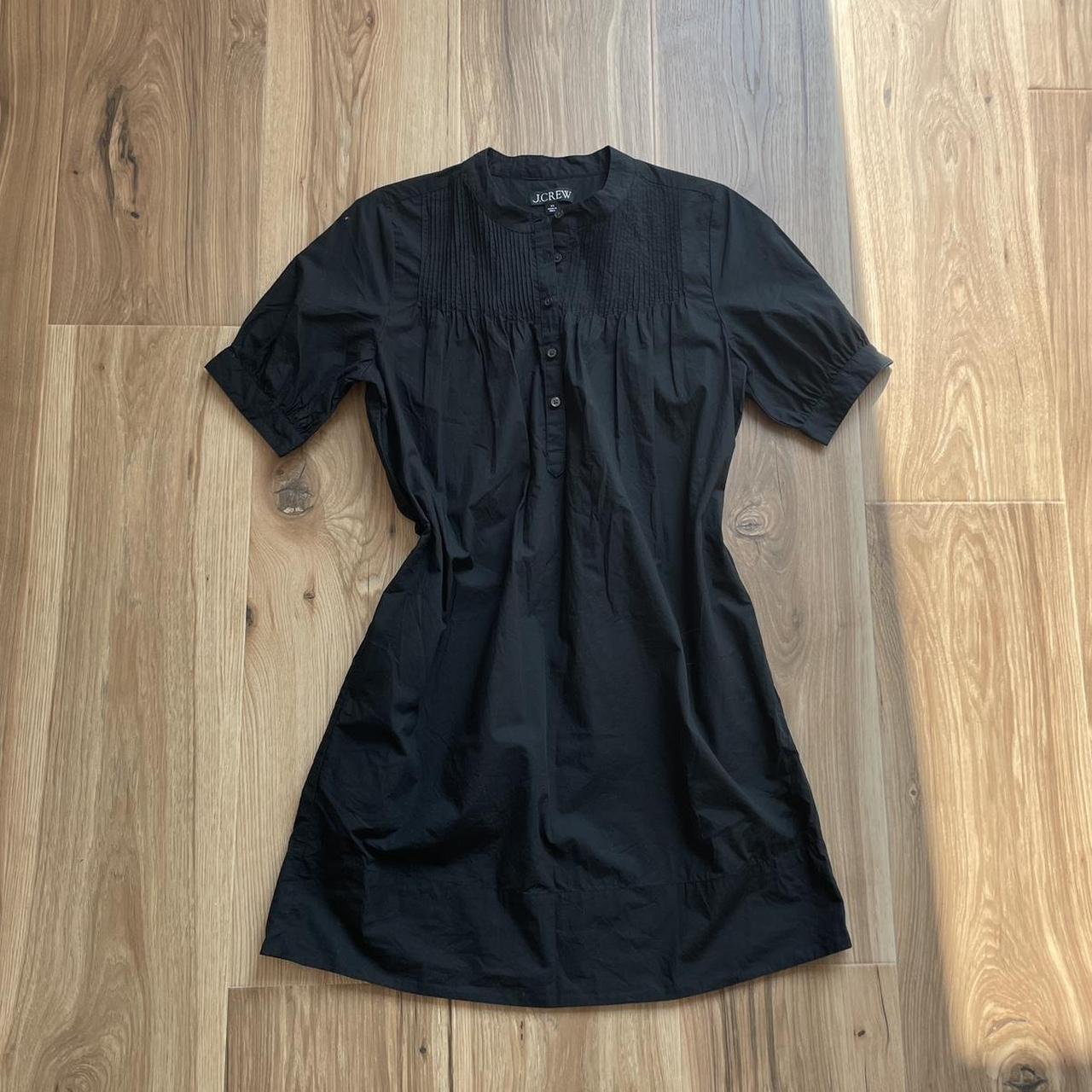 J crew black shirt dress best sale