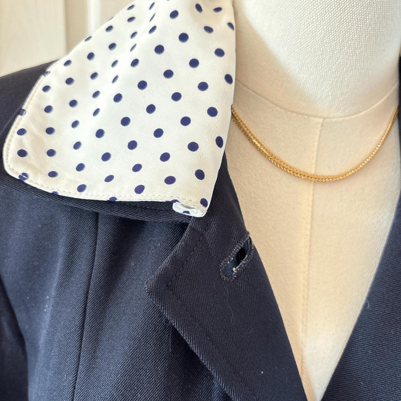 Vintage Women's Trench - Navy/Blue - 8 – Navy blu… - image 2