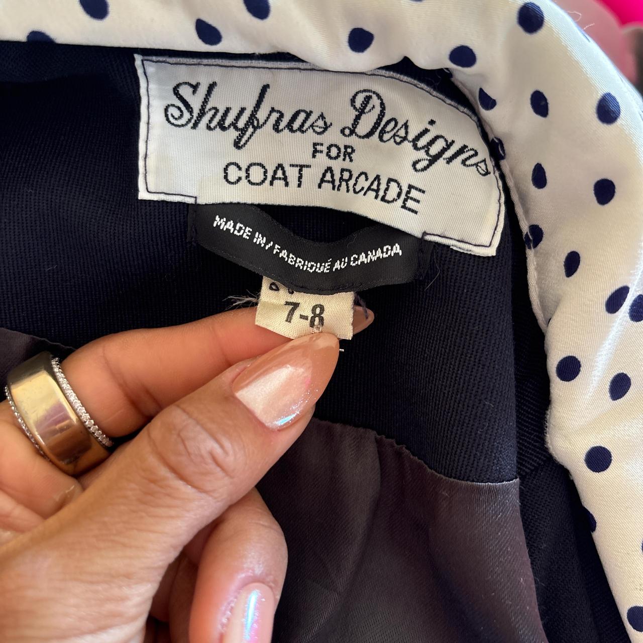 Vintage Women's Trench - Navy/Blue - 8 – Navy blu… - image 7