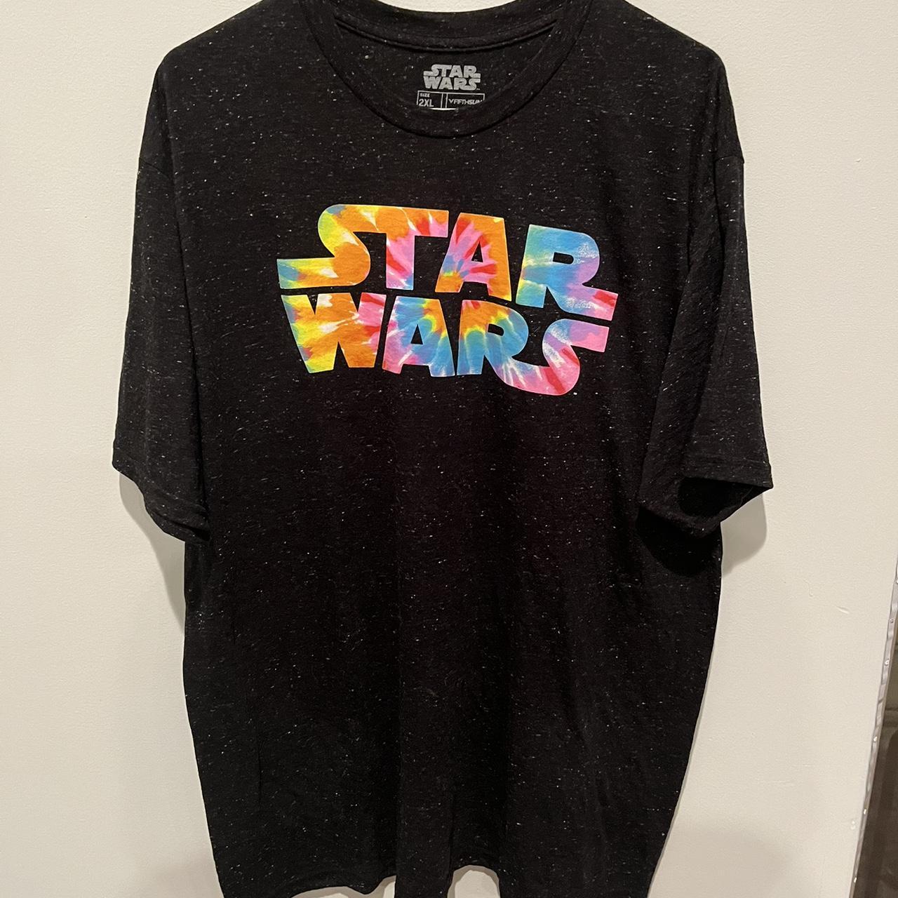 Tie Dye Star Wars T-shirt Size Xxl Free - Depop