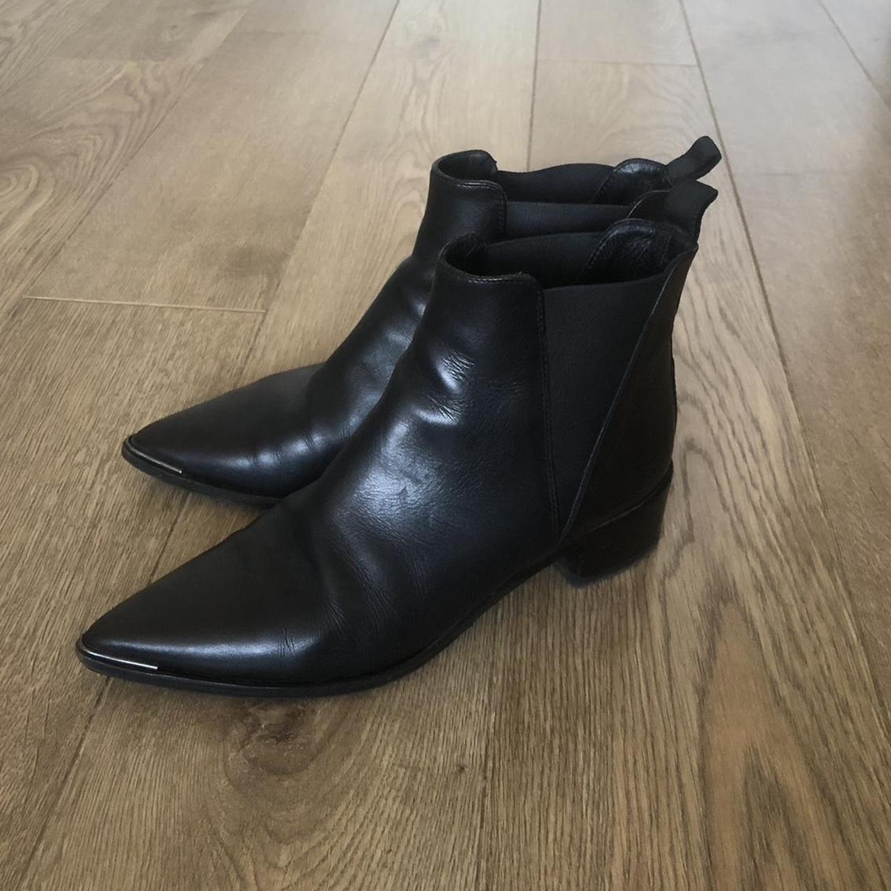 Acne Studios Women's Black Boots | Depop