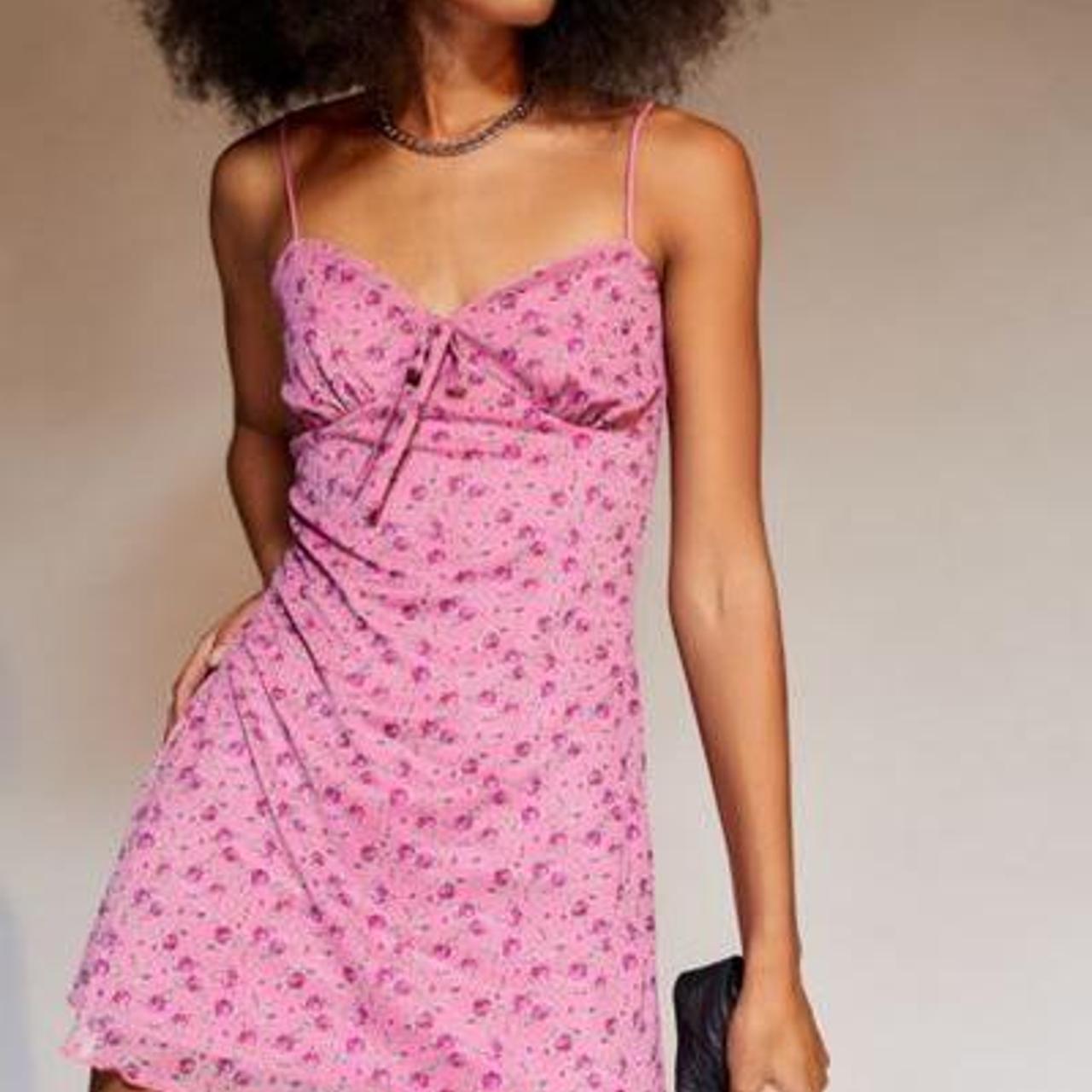 Urban Outfitters Women's Pink Dress Depop