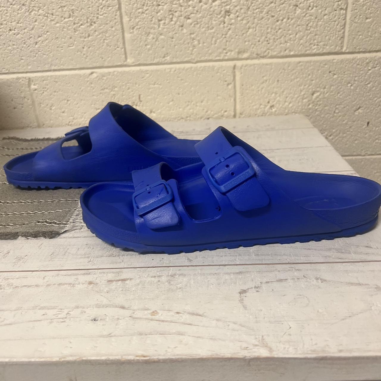 pale blue birkenstocks