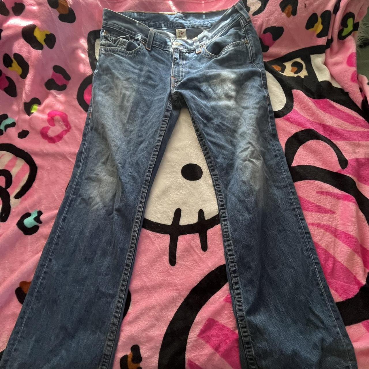 sick true religion jeans! open to offers! fits... - Depop