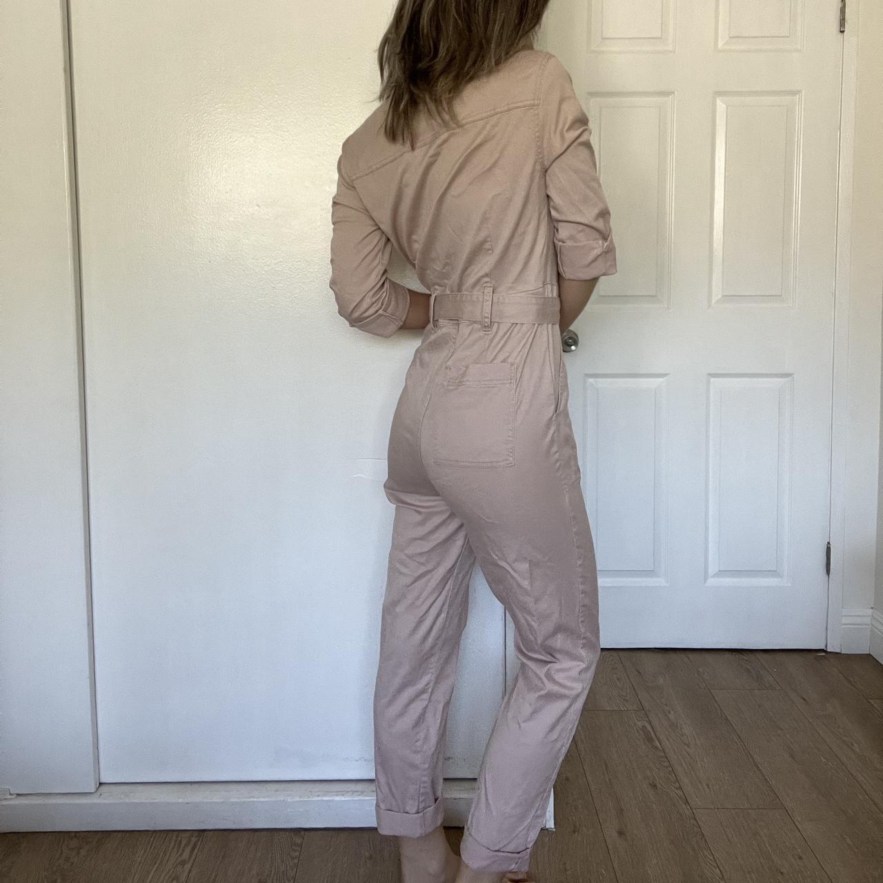 Light pink cheap boiler suit