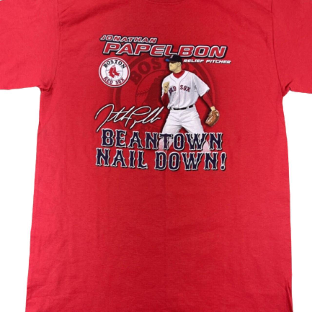 Men's Red Jonathon Papelbon Red T-Shirt