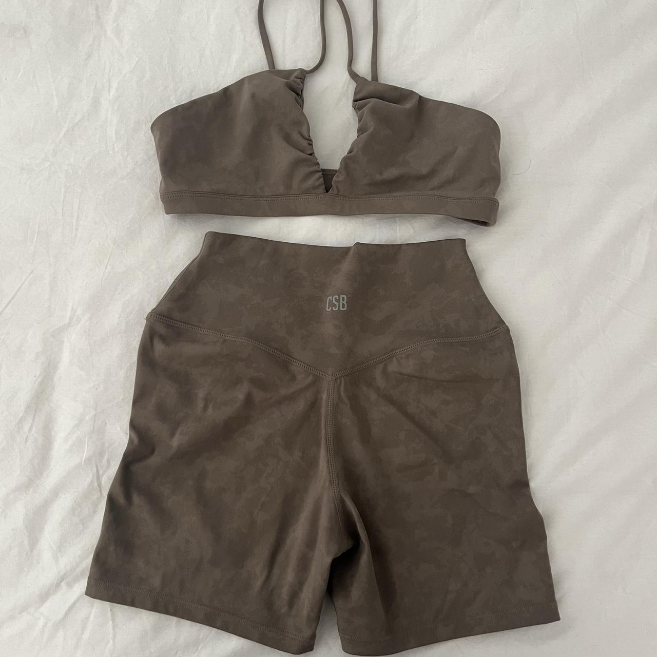 Crop Shop Boutique CSB Set Mocha Size Medium 4in... - Depop