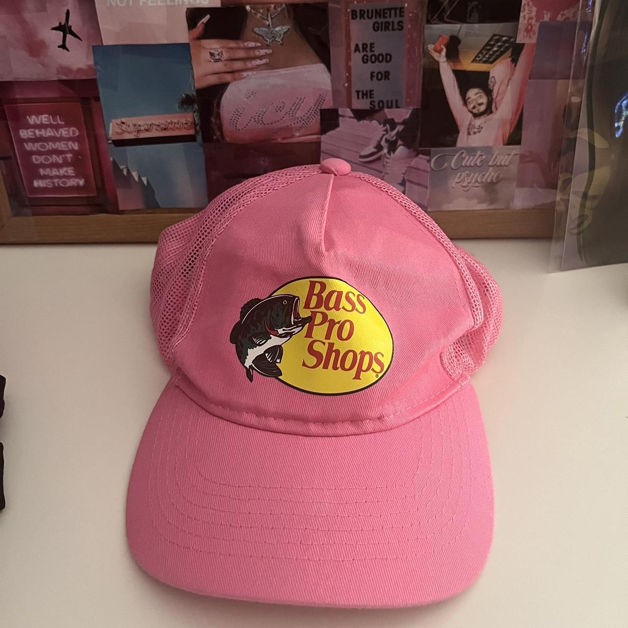 Pink Bass Pro Shops Hat *Same or Next Day - Depop