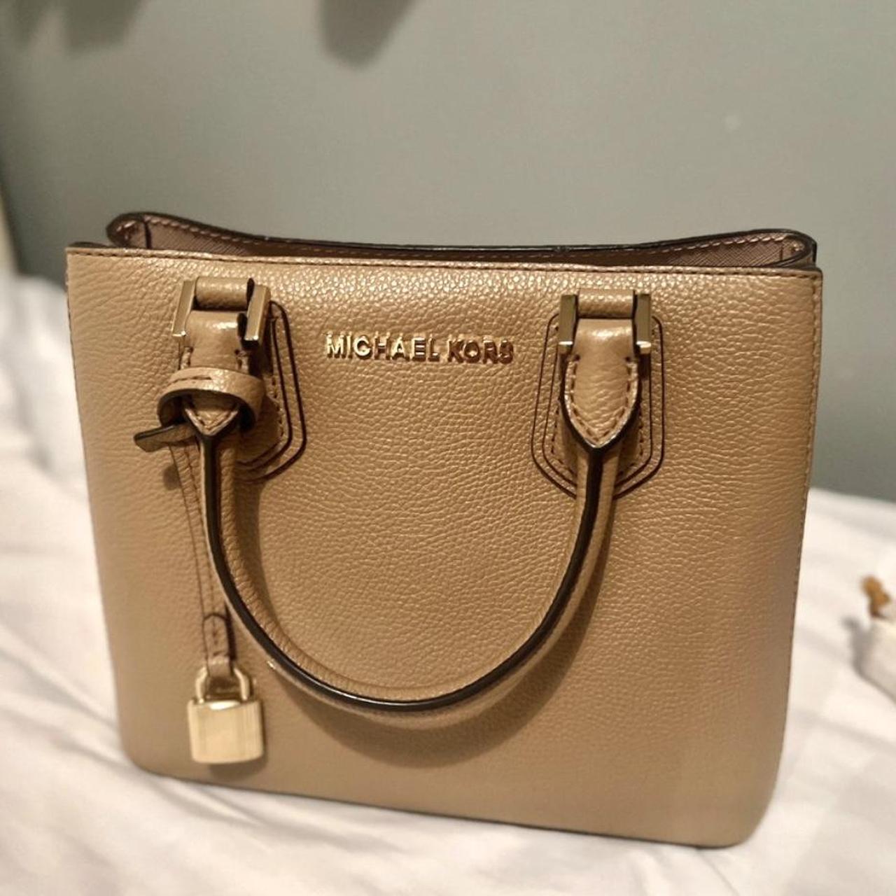 Michael Kors Beige bag Michael Kors Adele Pebbled | Depop