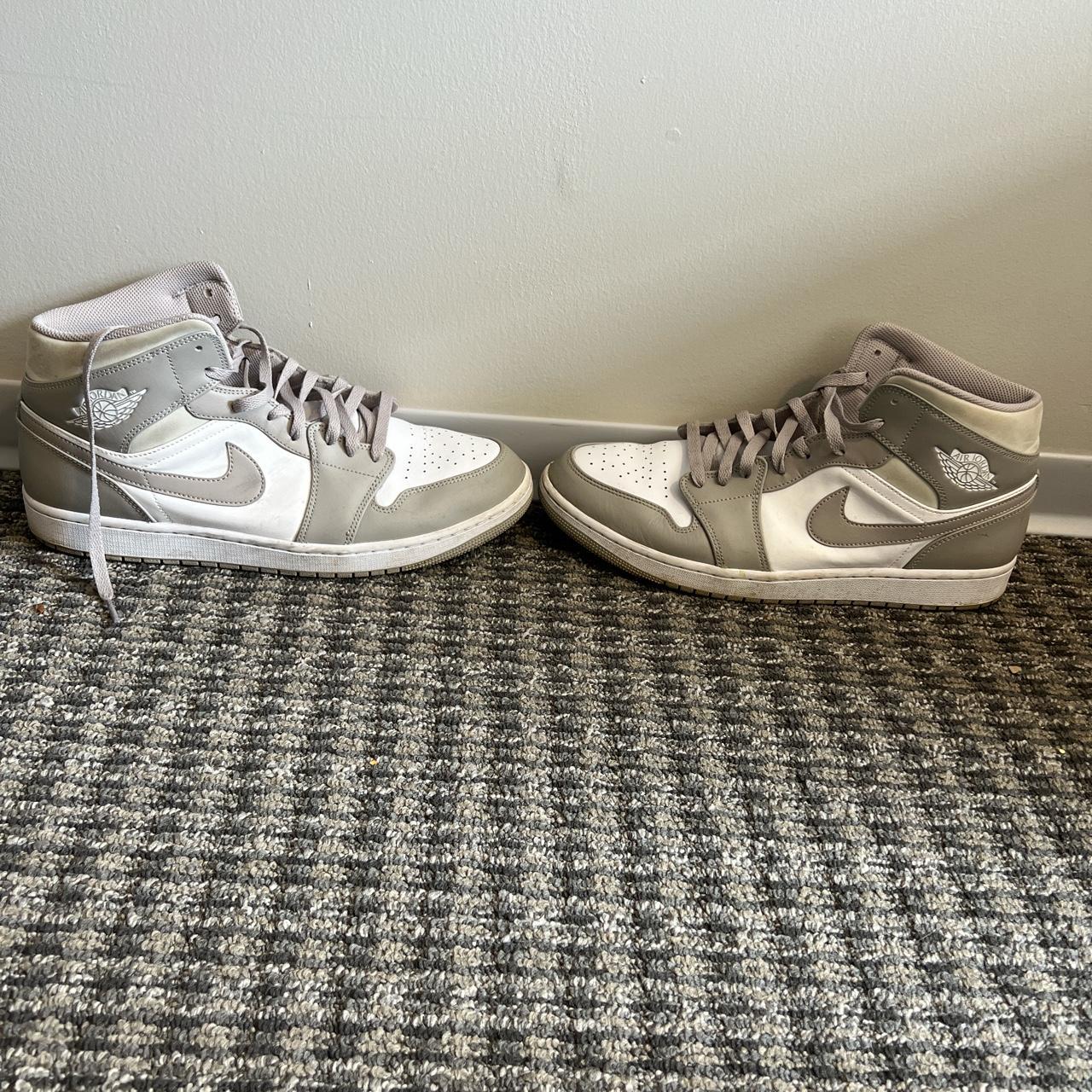 Nike Air Jordan 1 Mid College Grey Men's size 13 - Depop