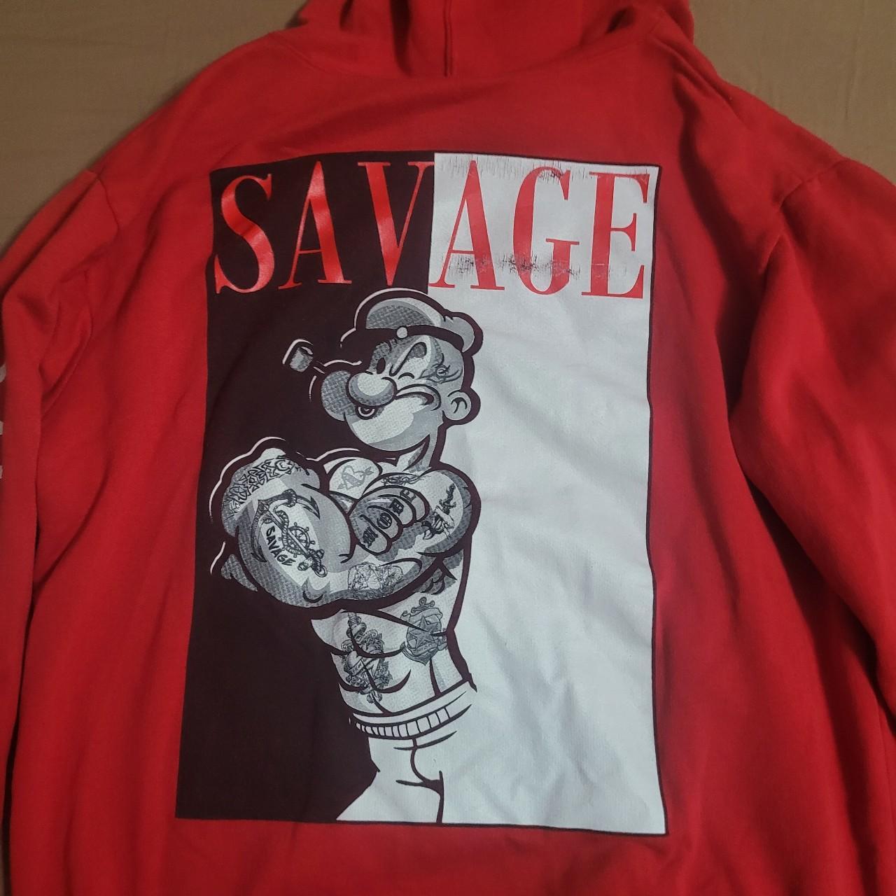 Savage popeye hoodie sale