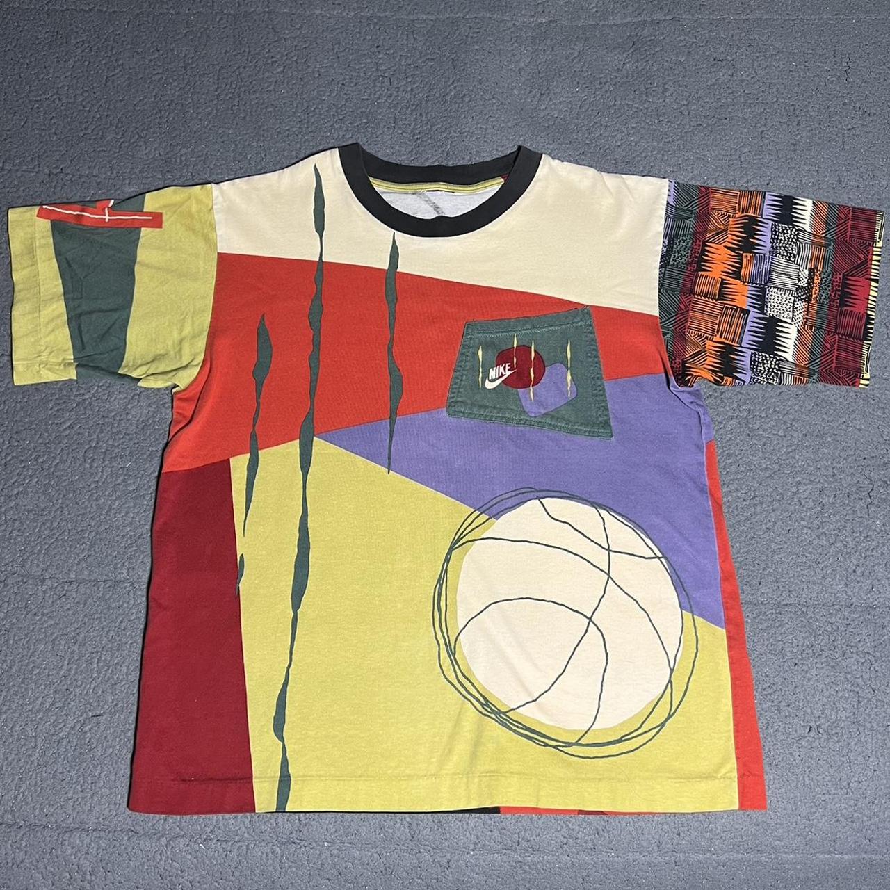 Vintage Nike Charles Barkley shirt 90s Jordan AOP - Depop