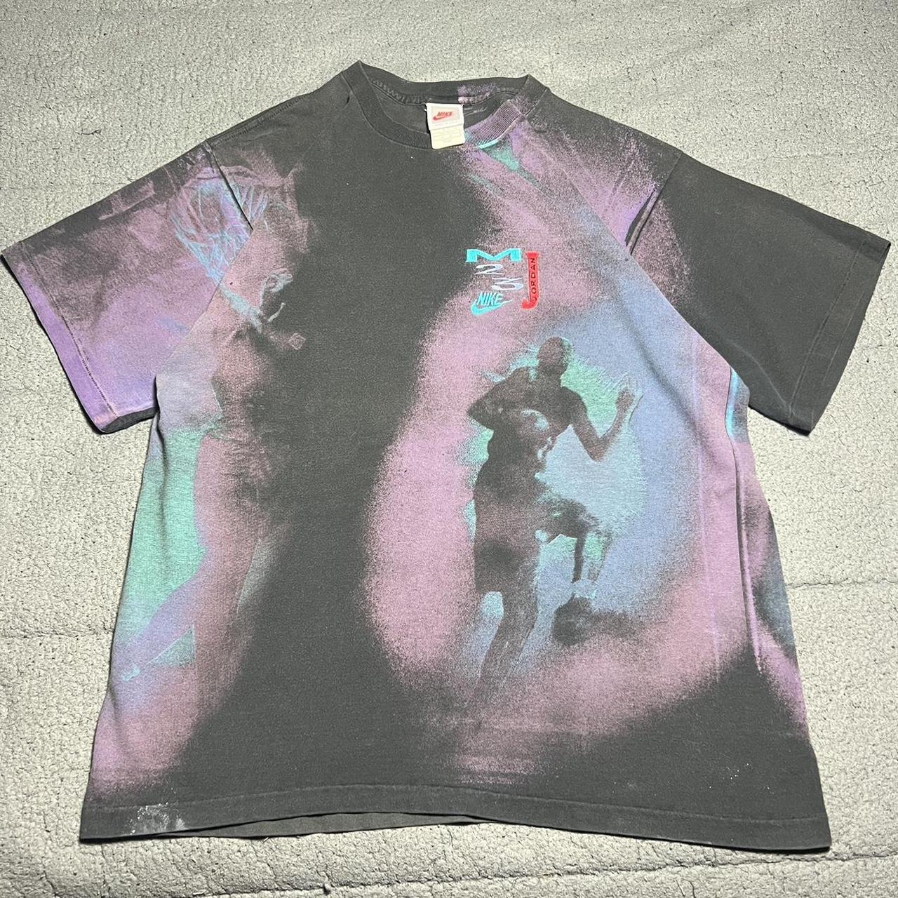 Purple and cheap aqua nike shirt