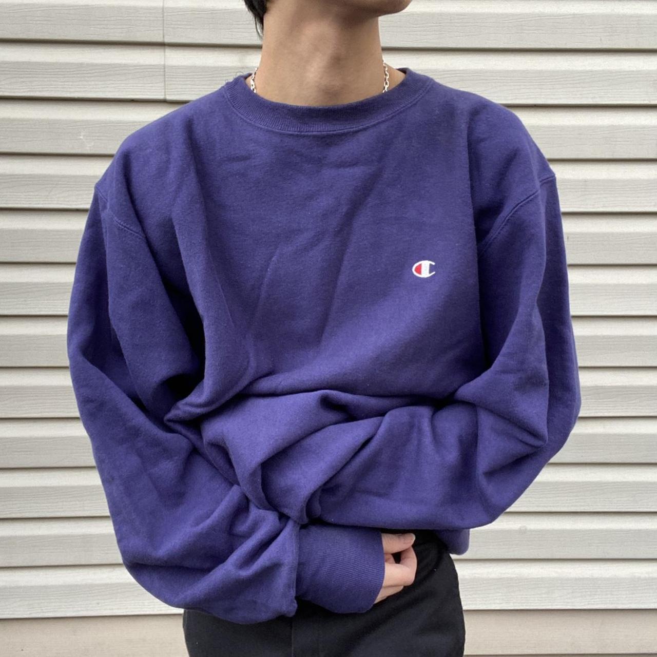 Vintage 90s dark purple Champion reverse weave