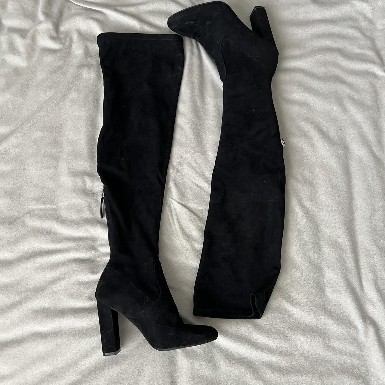 Steve Madden Women's Black Boots | Depop