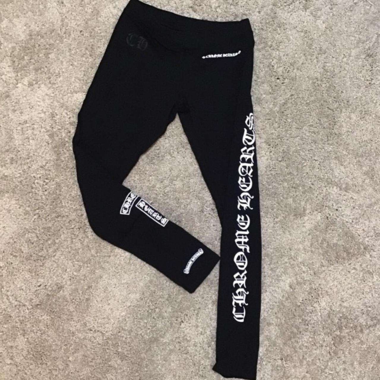 Chrome Hearts Women's Leggings | Depop