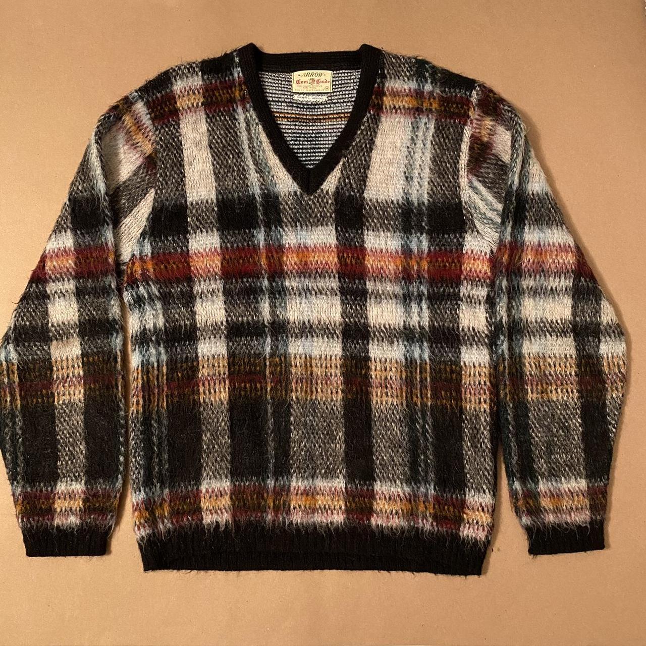 トップス 60s PELHAM mohair knit vneck sweater 60s PELHAM mohair knit vneck sweater