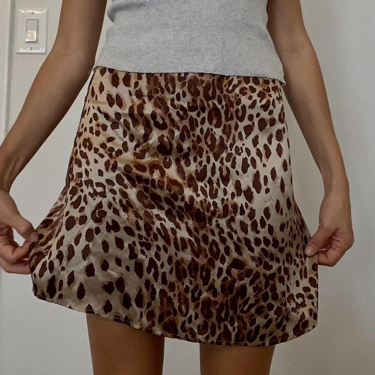 Leopard hotsell skirt reformation