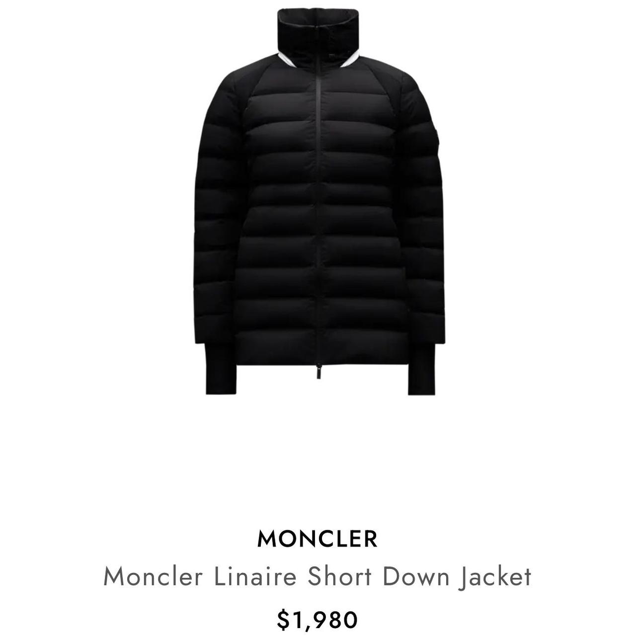 Moncler Men's Black Coat | Depop