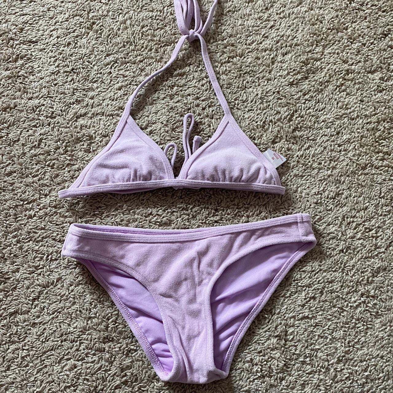 Xhilaration Women's Purple Bikinisandtankinisets Depop