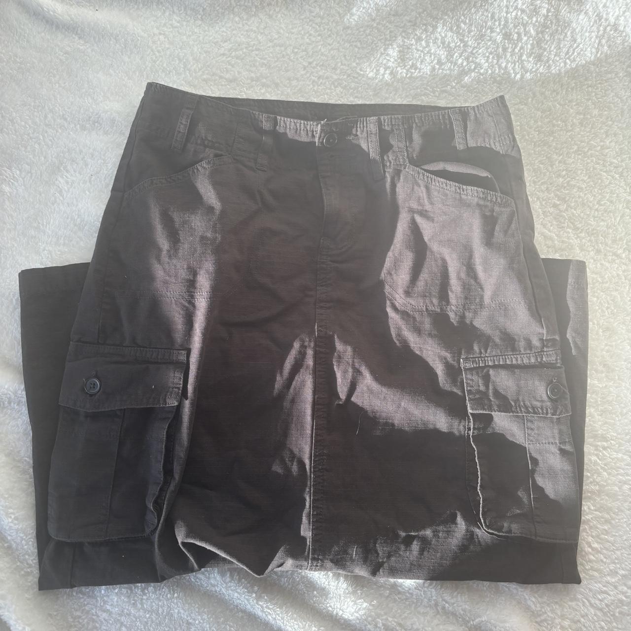 brandy melville long cargo skirt one size barely worn Depop