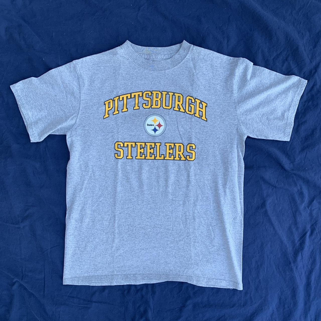 Pittsburgh Steelers t shirt men's large on adidas - Depop