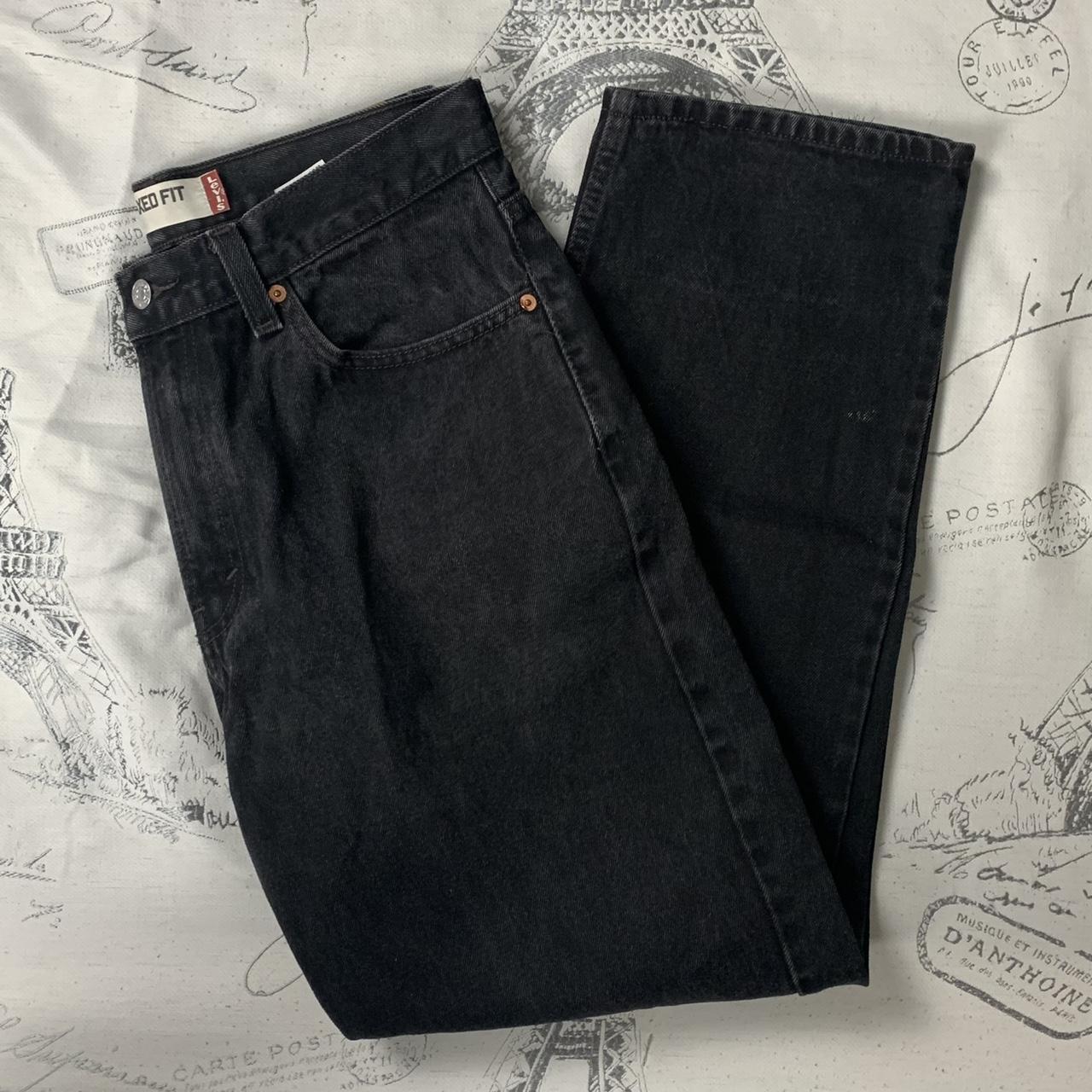 Levi’s 550 Jeans Black Relaxed Fit Denim Pants Men’s... - Depop