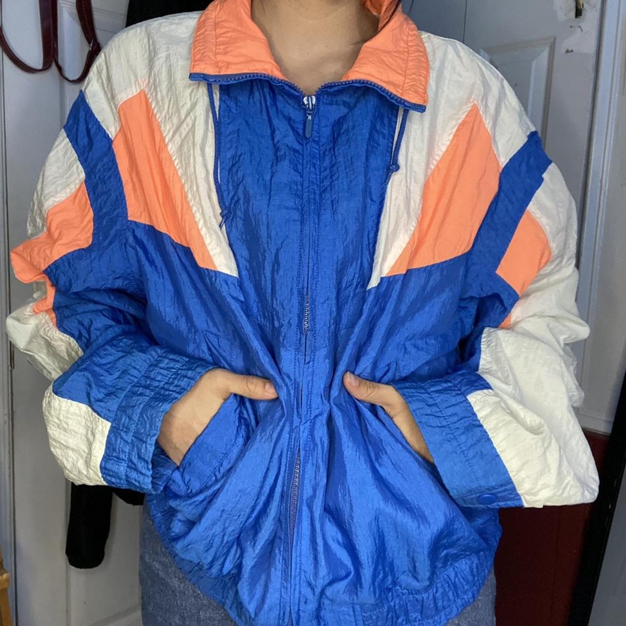 Vintage shop orange windbreaker