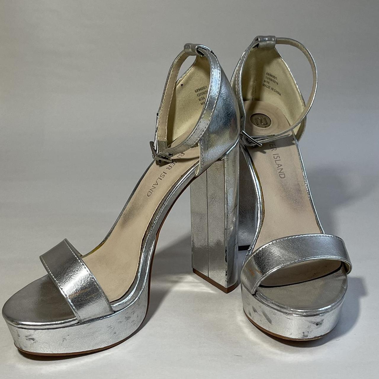 River Island Women's Silver Courts