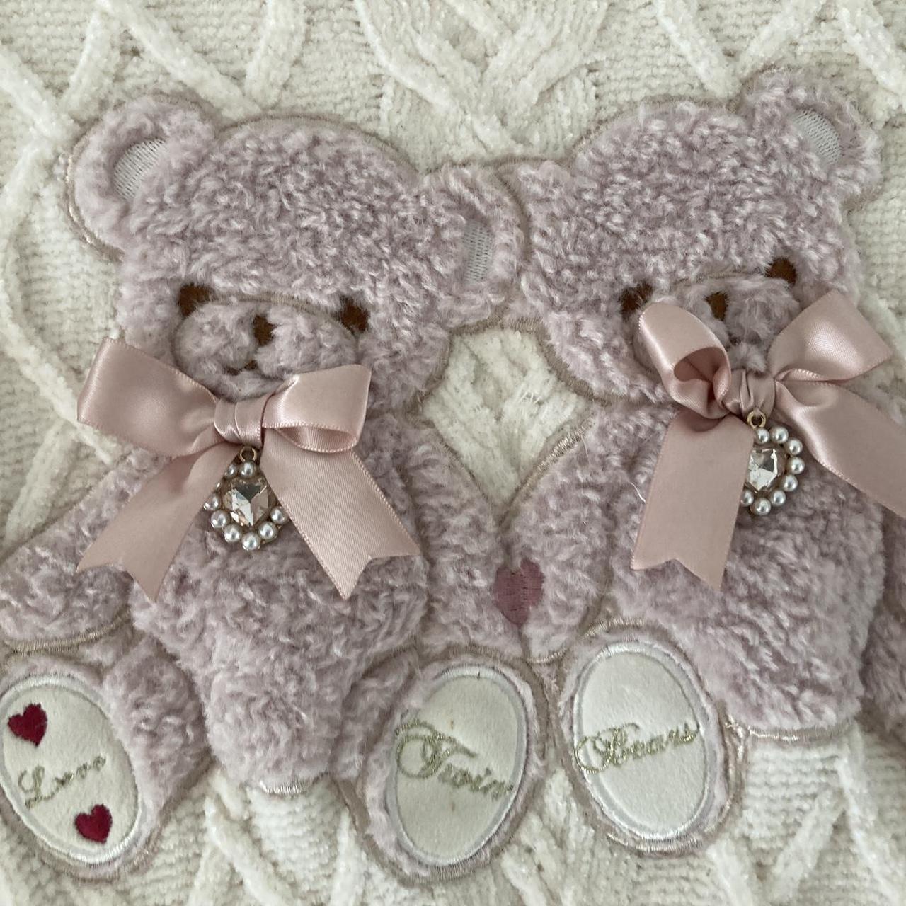 Liz lisa white/cream twin bears jumper (2021 | Depop