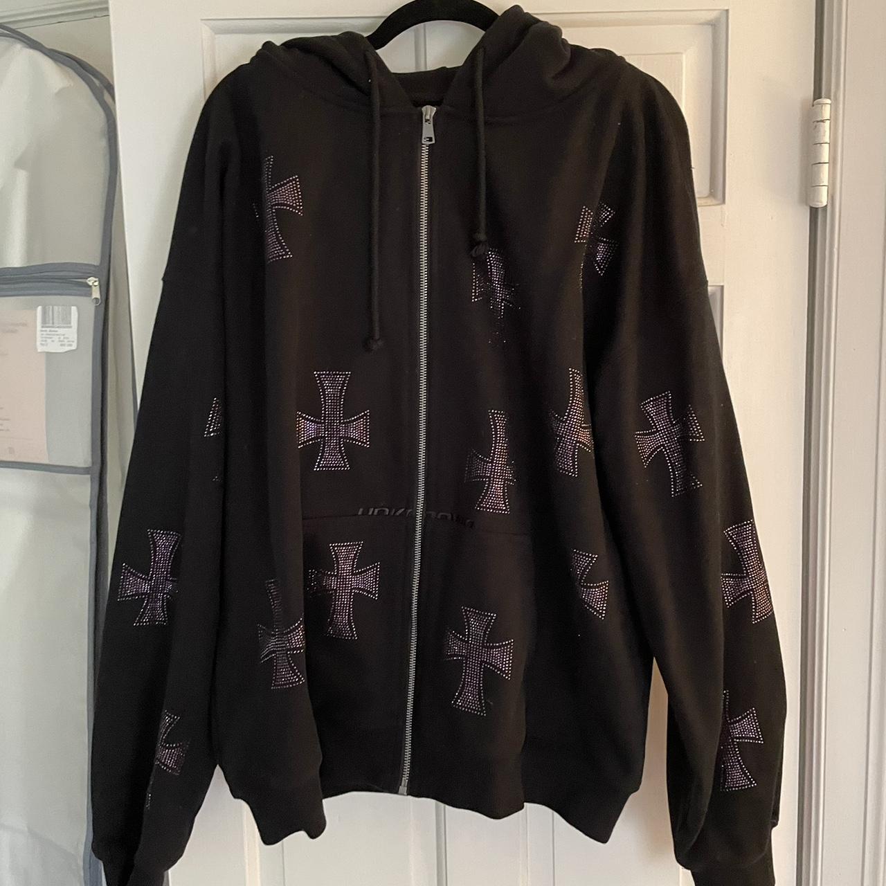 unknown london limited edition purple rhinestone... - Depop