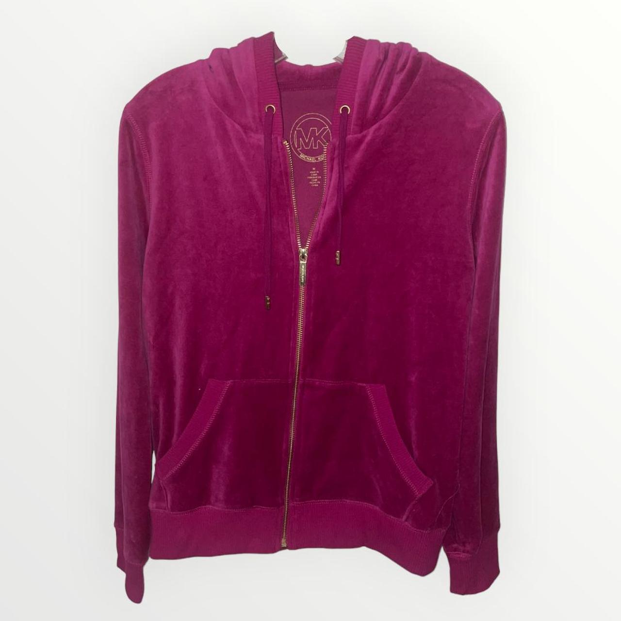 Michael kors deals velour jacket