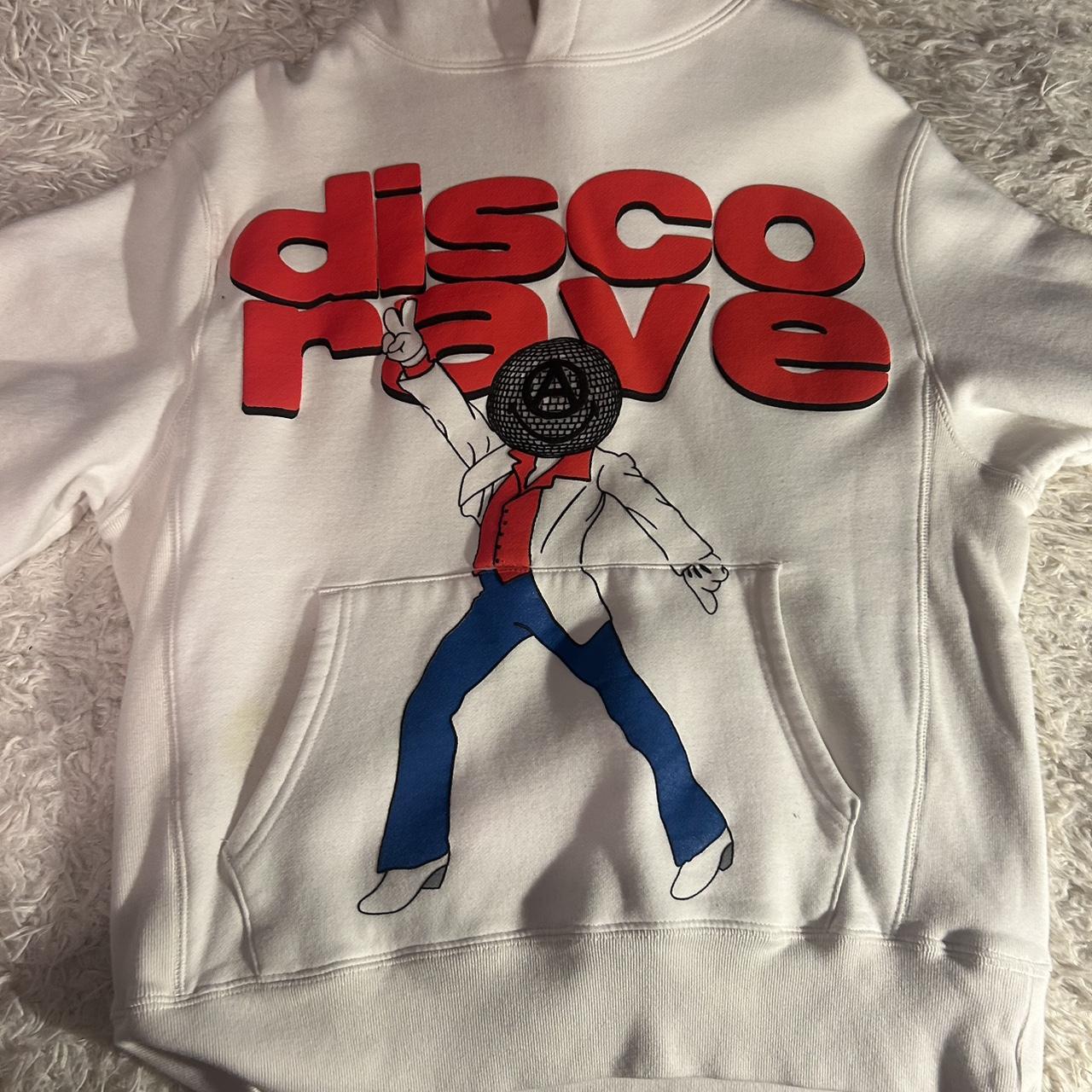 absent disco rave hoodie - Depop