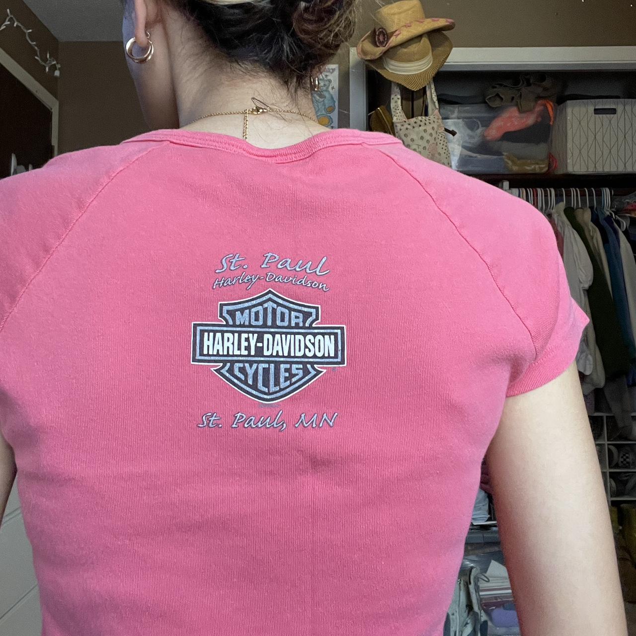 Harley Davidson Womens Crop Top Depop 