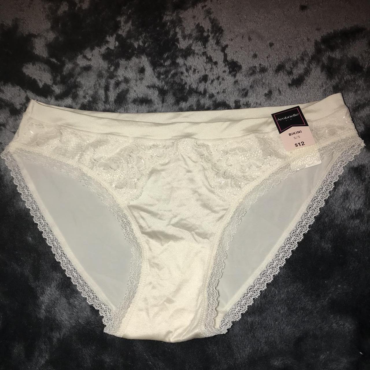 Ambrielle Women's Cream Panties | Depop