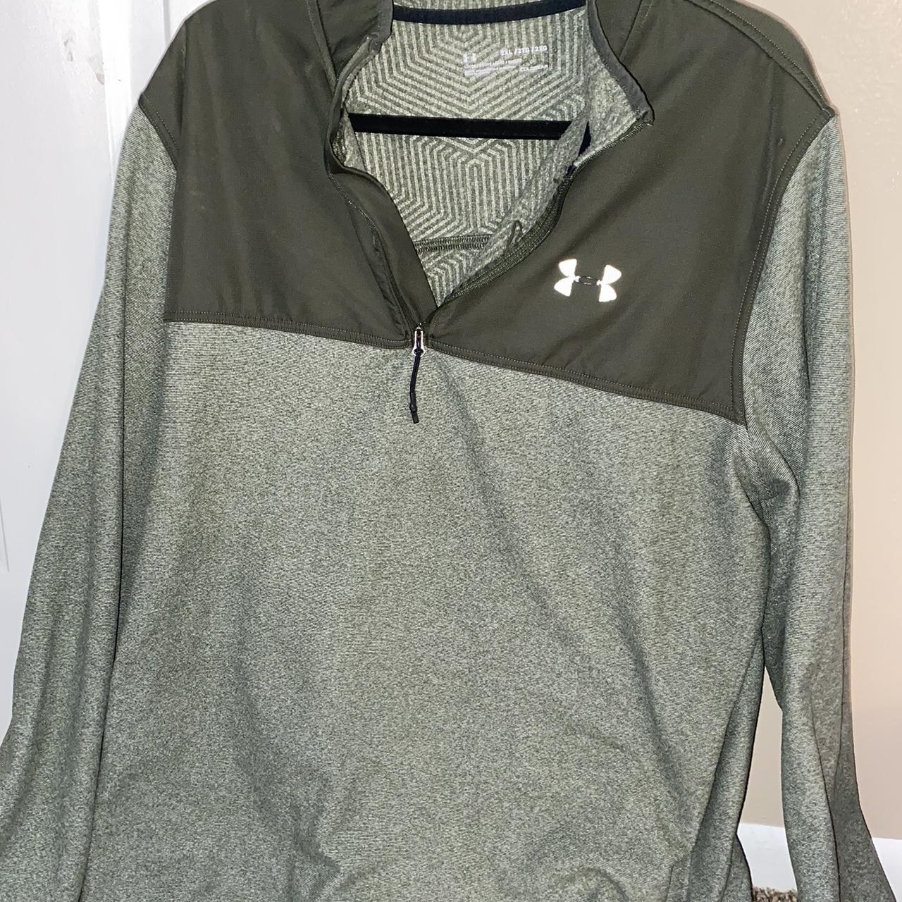 Under Armour Men's Green Hoodie | Depop