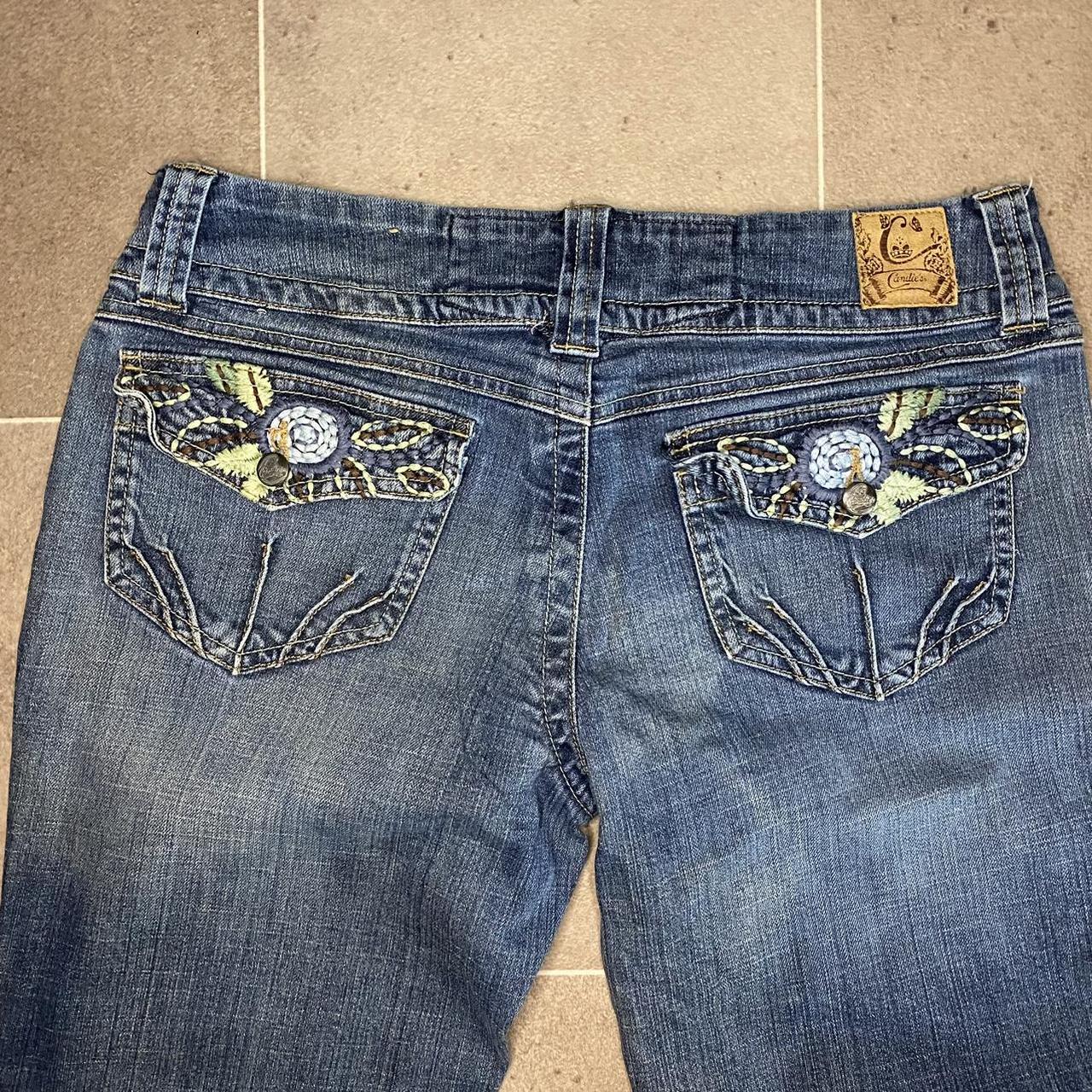 Candie's Women's Green and Blue Jeans | Depop