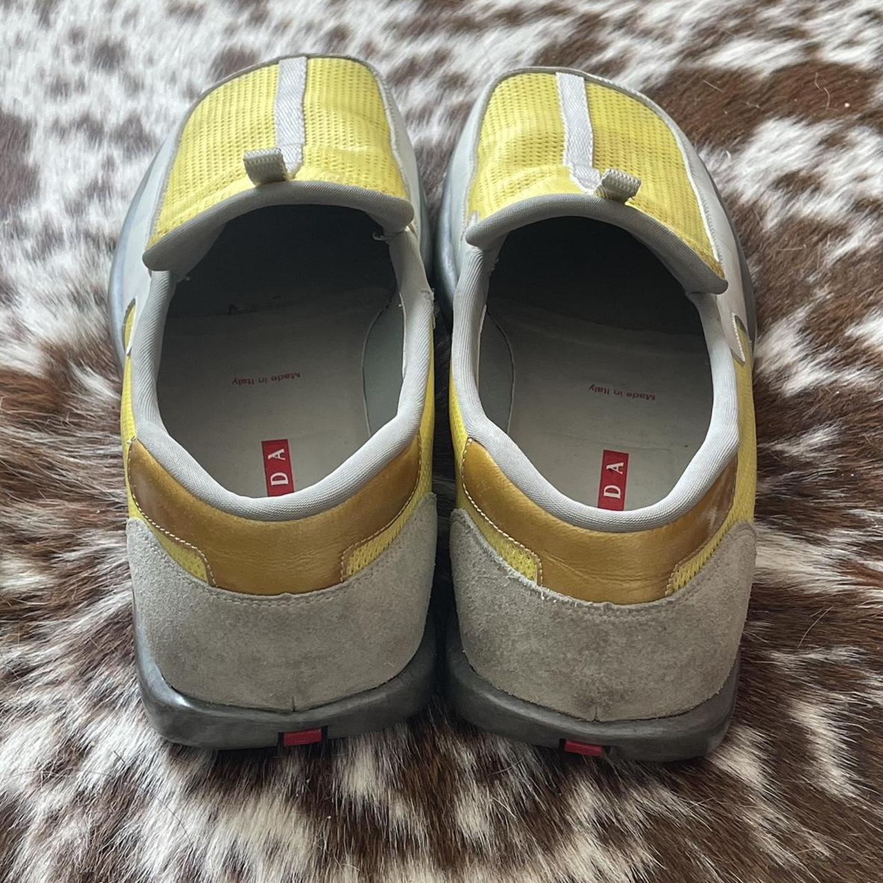 Prada Men's Yellow Slippers Depop