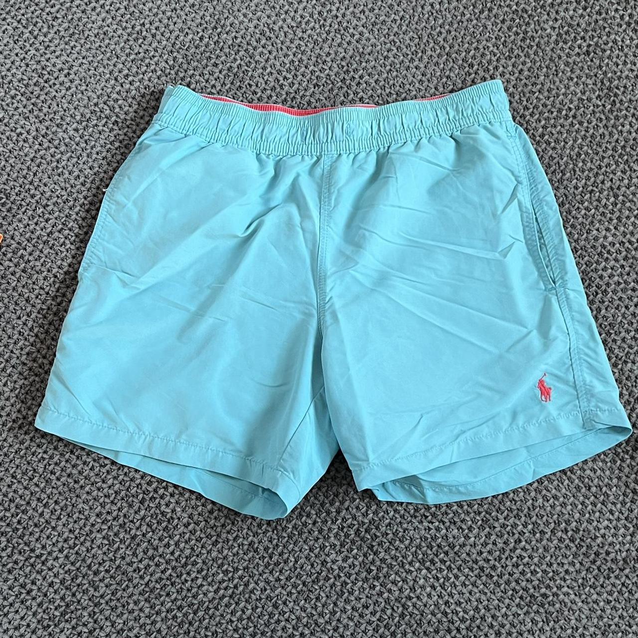 Polo Ralph Lauren Men's Orange and Blue Swimbriefsshorts Depop