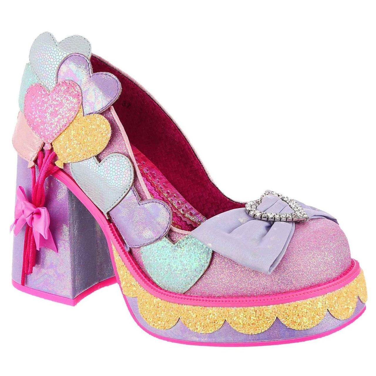 Irregular Choice Shoes | Irregular Choice 'Lyric' Gnome Heels | Color: Gold/Pink | Size: 7 | Maestrosaliere's Closet