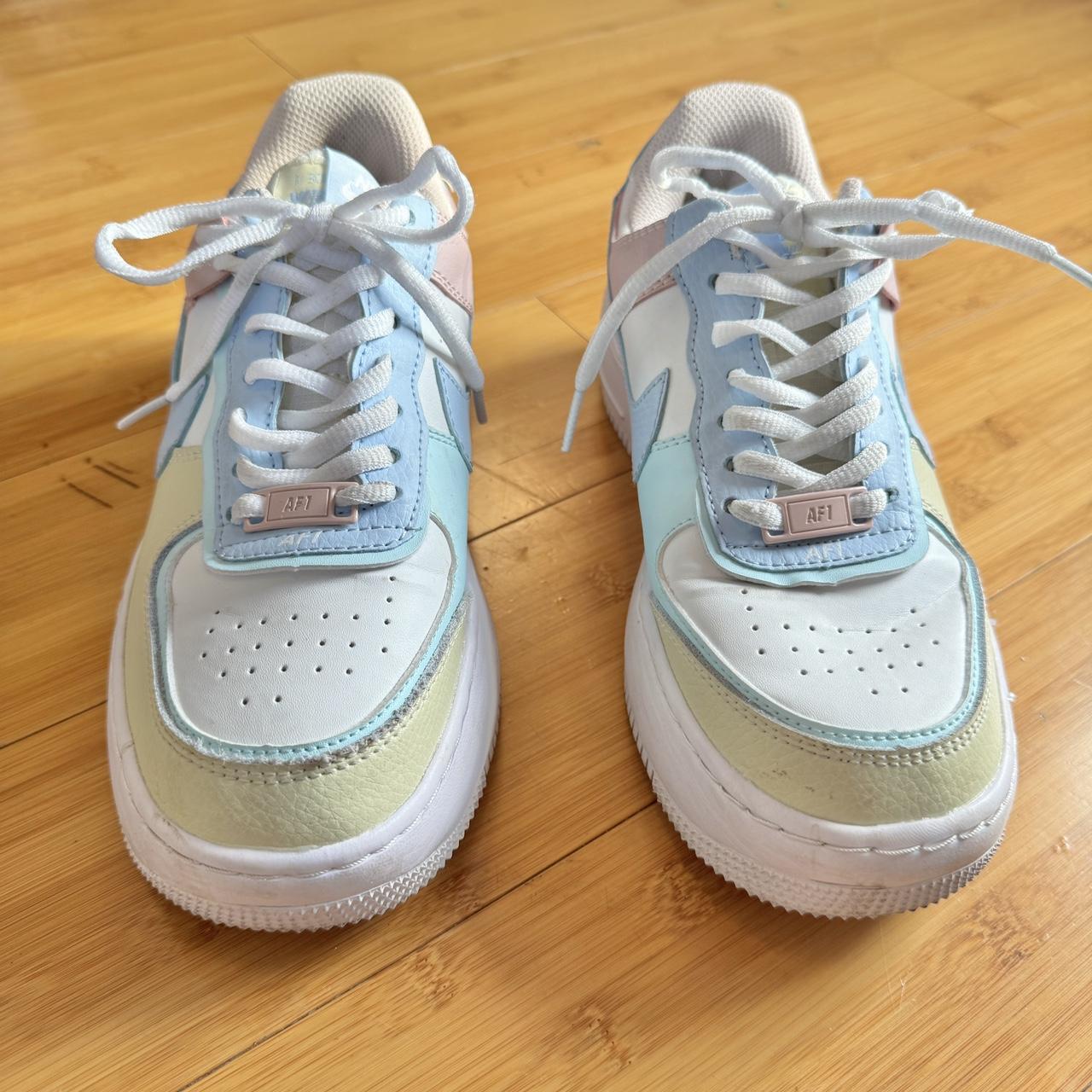 Af1 shadow shops white glacier blue ghost