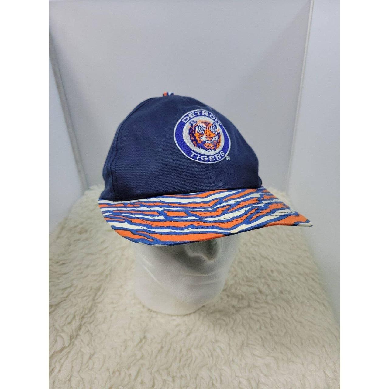 Detroit Tigers Washed Orange Men's Fitted Cap - Vintage Detroit Collection