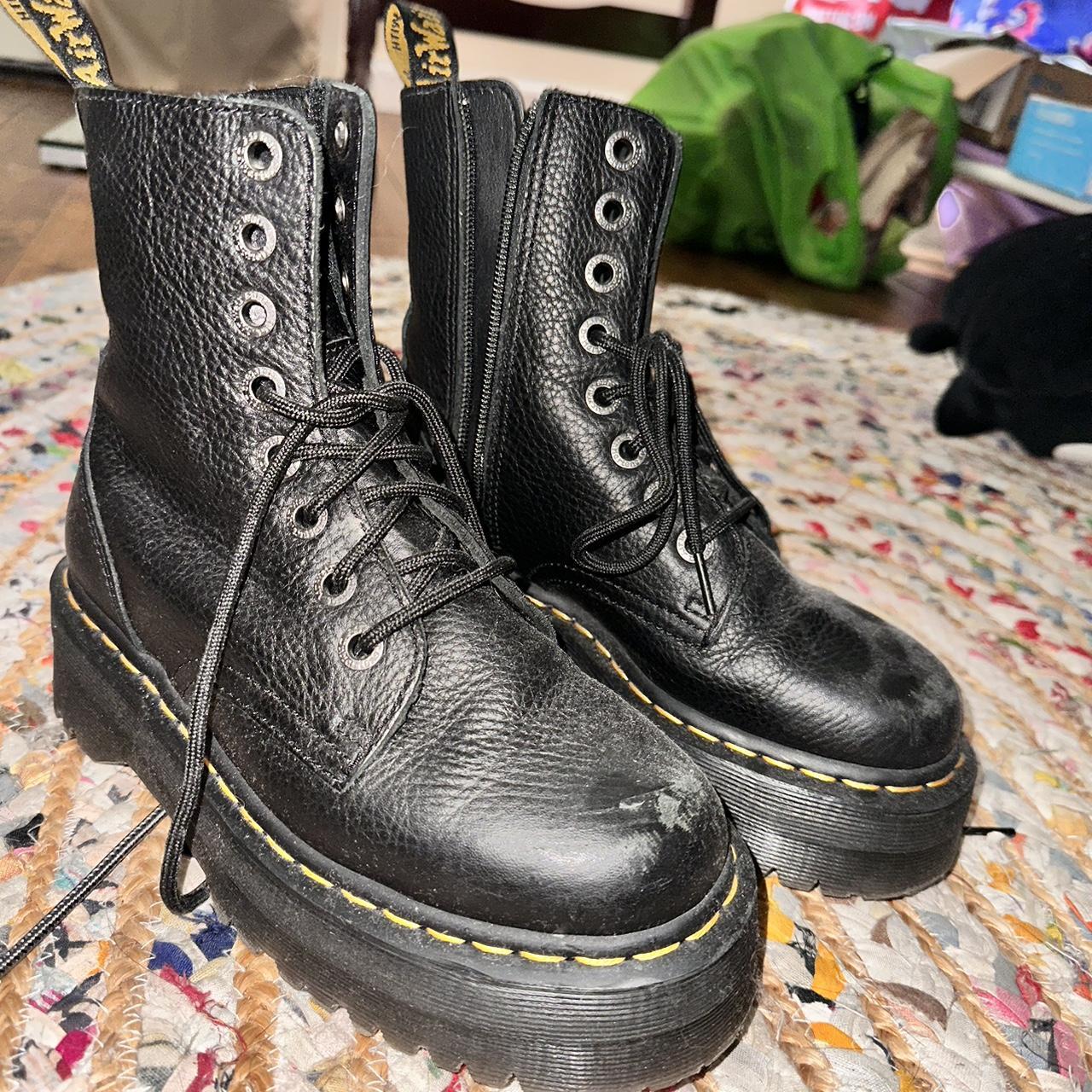 JADON DR MARTEN BOOTS PLATFORM Light scuffing on... - Depop