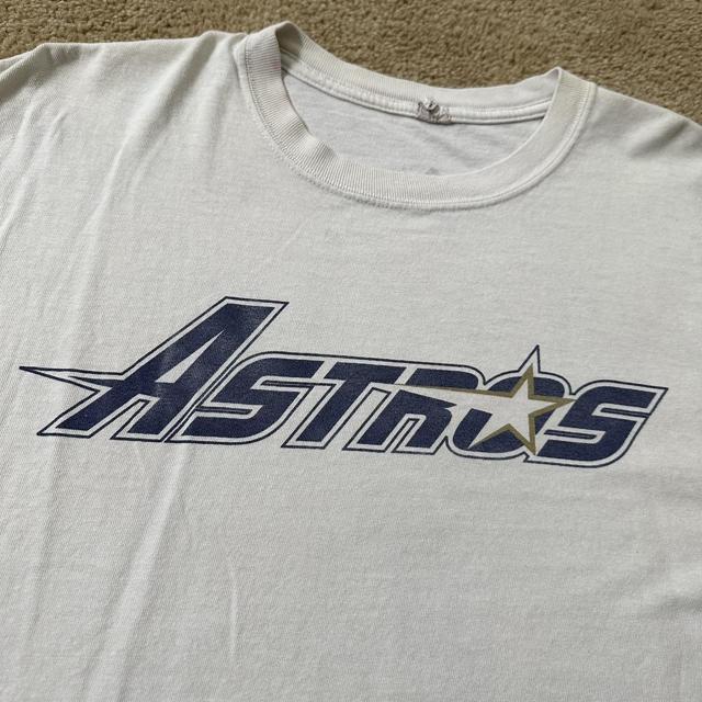 Vintage Houston Astros Craig Biggio tee - only flaw - Depop